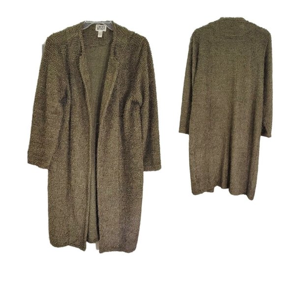 CHICO’S DESIGN Women’s Size2 Winter‎ Warm Fashion No Pocket Cardigan Coat - Picture 1 of 13